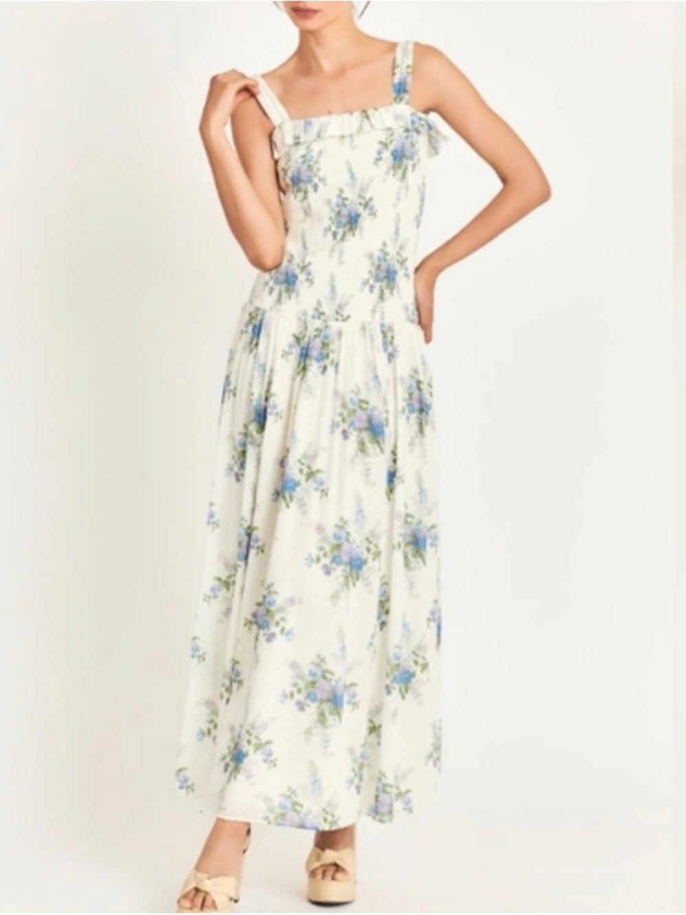 LoveShackFancy Bello Maxi Dress Small